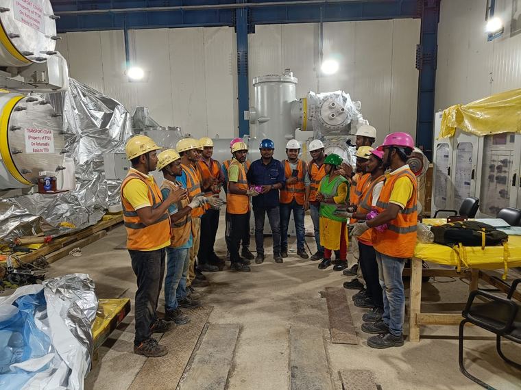 Power distribution system team at Tata Steel Kalinganagar