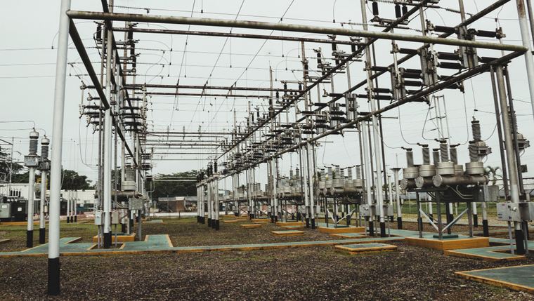 Outdoor electrical substation